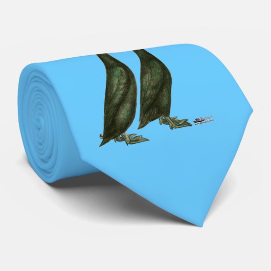 Black Runner Ducks Stropdas (Opgerold)