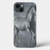 Black Running Stallion Case-Mate iPhone Case (Achterkant)