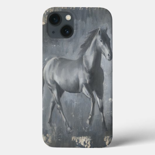 Black Running Stallion Case-Mate iPhone Case (Achterkant)