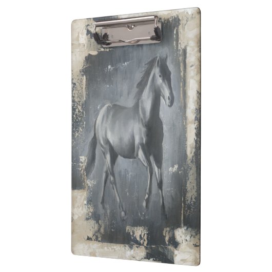 Black Running Stallion Klembord (Links)