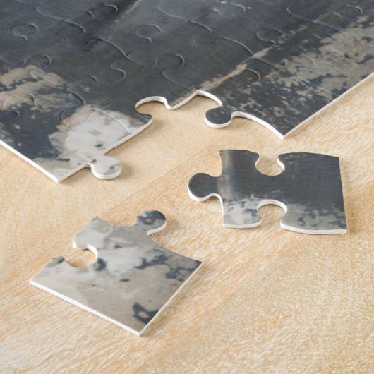 Black Running Stallion Legpuzzel (Zijkant)