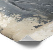 Black Running Stallion Poster (Hoek)