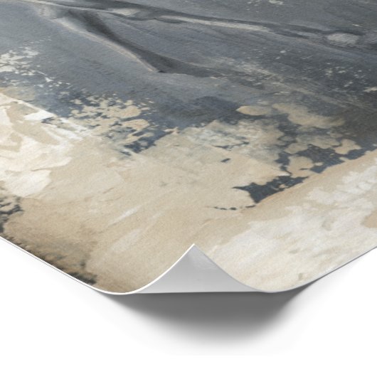 Black Running Stallion Poster (Hoek)