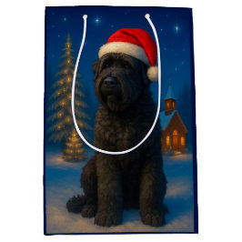 Black Russian Terrier Holiday Medium Cadeauzakje