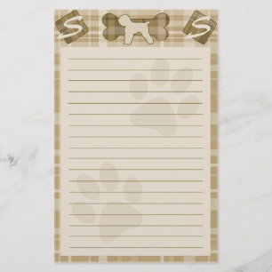 Black Russian Terrier Hondenras Stationery Briefpapier
