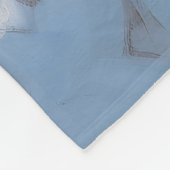 Black Russian Terrier Laat het Sneeuwen Kerstmis  Fleece Deken (Hoek)