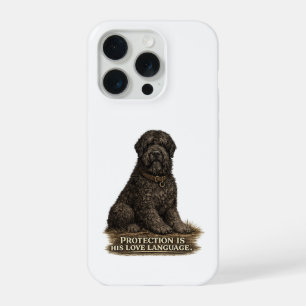Black Russian Terrier – Liefdestaal iPhone 15 Pro Case