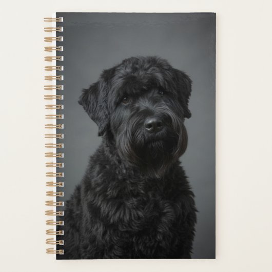 Black Russian Terrier Planner (Voorkant)