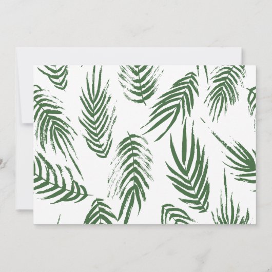 Black Rustic Brush Kalligrafie Foto Sla onze datum Save The Date (Achterkant)