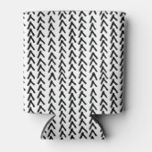 Black Rustic Tribal Pattern Koelbox Blikjeskoeler (Voorkant)