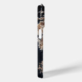 Black Rusty Metal Grunge-foto Case-Mate iPhone Case (Achterkant / Rechts)