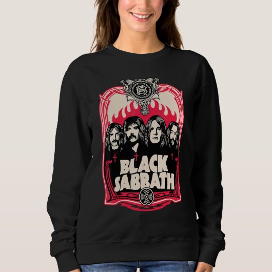 Black Sabbath Group Crest Trui (Voorkant)