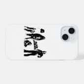 Black Sabbath Group iPhone 15 Case (Achterkant horizontaal)