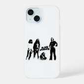 Black Sabbath Group iPhone 15 Case (Achterkant)