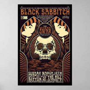 Black Sabbitch Gig Poster Print – Feministische Ro