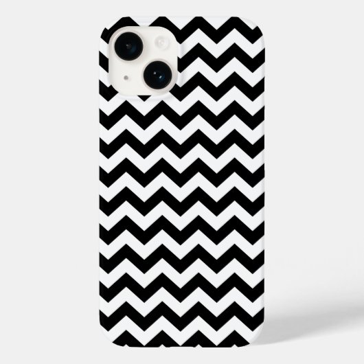 Black Safari Chevron Case-Mate iPhone Case (Achterkant)