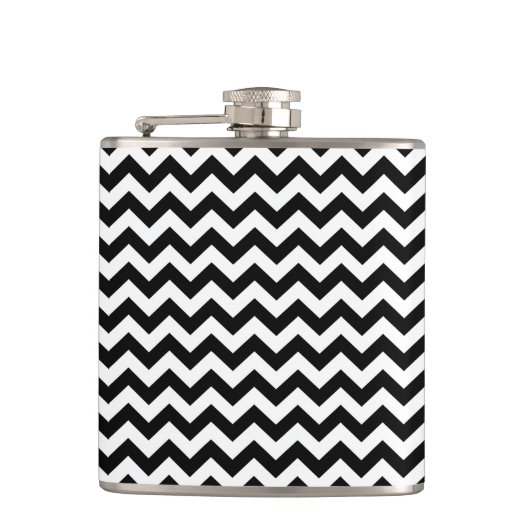 Black Safari Chevron Heupfles (Voorkant)