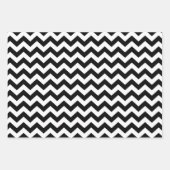 Black Safari Chevron met Pop Art Giraffe Inpakpapier Vel (Voorkant 2)
