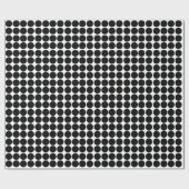 Black Safari Dot Cadeaupapier (Vlak)