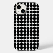 Black Safari Dot Case-Mate iPhone Case (Achterkant)