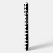 Black Safari Dot met naam Case-Mate iPhone Case (Achterkant / Links)