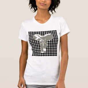 Black Safari Dot met Pop Art Elephant T-shirt