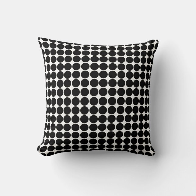Black Safari Dot Pillow Kussen (Voorkant)