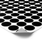 Black Safari Dot Poster (Hoek)