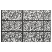 Black Safari Zebra Stof (Fat Quarter)