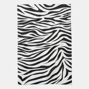 Black Safari Zebra Theedoek