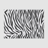 Black Safari Zebra Tissuepapier (Voorkant)