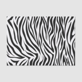 Black Safari Zebra Tissuepapier