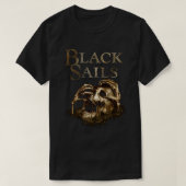 Black Sails Golden Skull Logo Essential T-Shirt (Design voorkant)