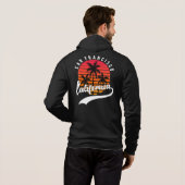 Black San Francisco Fleece Zip Hoodie (Achterkant volledig)