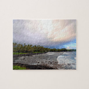 Black Sand Beach - Big Island Hawaii - 8 x 10 inch Legpuzzel