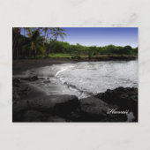 Black Sand Beach Briefkaarten,  Briefkaart (Voorkant)