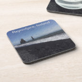 Black Sand Beach, IJsland Bier Onderzetter (Linkerzijde)