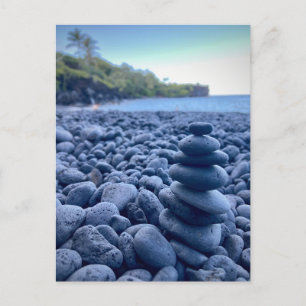 Black Sand Beach, Waianapanapa State Park, Maui Briefkaart