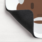 Black santa claus emoji muismat (Hoek)