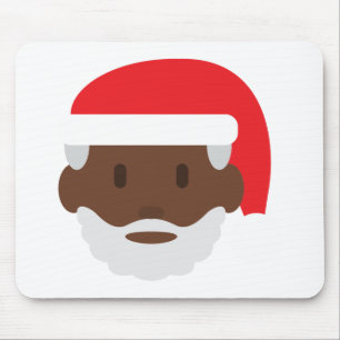 Black santa claus emoji muismat