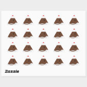 Black santa claus emoji sticker (Vel)
