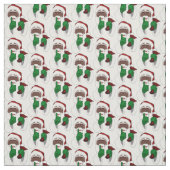 Black Santa Fabrics van Afrikaanse Santa Fabric Stof (Swatch)