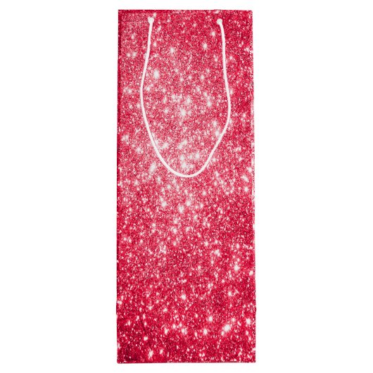 Black Santa Holiday Gift Bah Wijn Cadeautas (Achterkant)