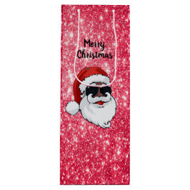 Black Santa Holiday Gift Bah Wijn Cadeautas