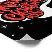 Black Santa Merry Christmas All Toddler T Shirt  Poster (Hoek)