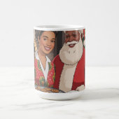 Black Santa & Mrs. Claus Christmas Mug Koffiemok (Center)