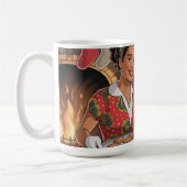 Black Santa & Mrs. Claus Christmas Mug Koffiemok (Links)