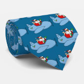 black santa stropdas (Opgerold)