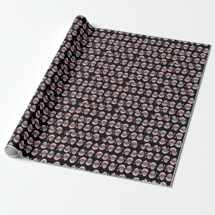 Black Santa Wrapping Paper Afro-Amerikaanse Kerstm Cadeaupapier