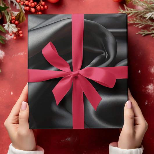 Black Satin Luxury Tissuepapier